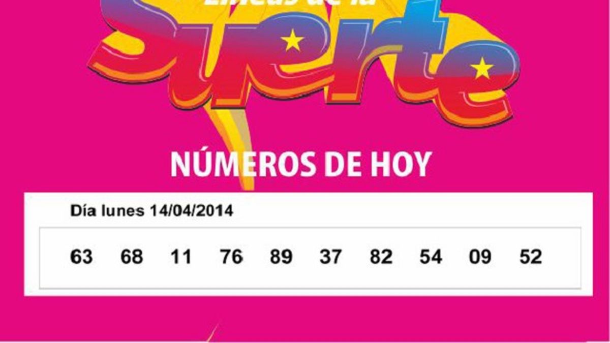 Estos son los Números de Líneas de la Suerte de la semana