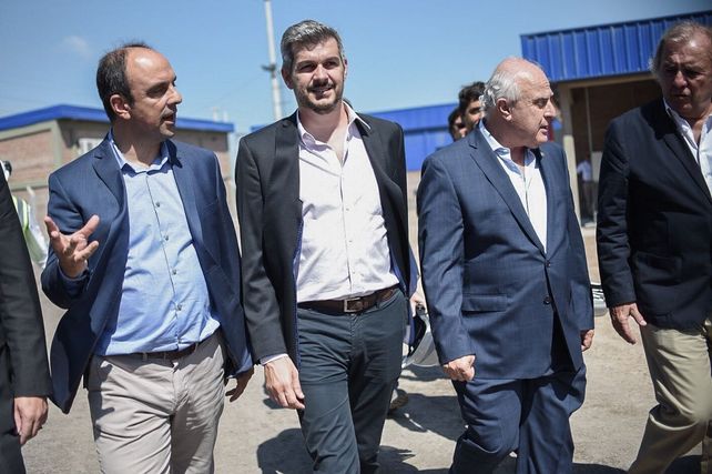Corral junto a Peña y Lifschitz en la inauguración de la Central Térmica Renova&nbsp;