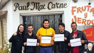 El carnicero que sorprendió a McCartney venderá chorizos veganos en el recital del exBeatle