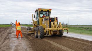 La provincia avanza en la transformación de la ruta provincial 6