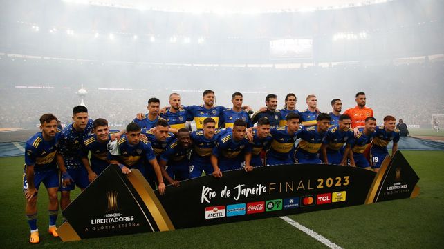 El plantel completo de Boca