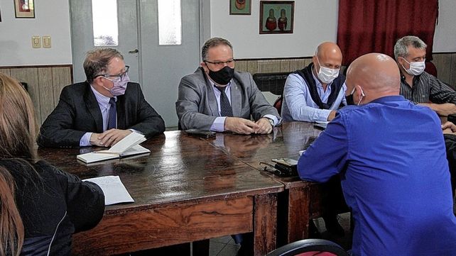 El Ministro de Seguridad del Gobierno provincial se reunió con los dirigentes de Unión.