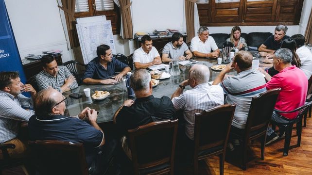 Los representantes se reunieron en la Secretaría de Integración y Fortalecimiento Institucional.