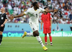 Mundial Qatar 2022: Ghana golpeó dos veces y vence a los coreanos en la primera mitad