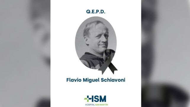 Despidieron con sentidas palabras al enfermero fallecido del hospital San Martín