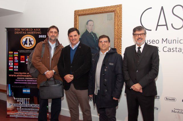 Mario Laus, Daniel Escalante, Elisandro García y Yuri Turanza