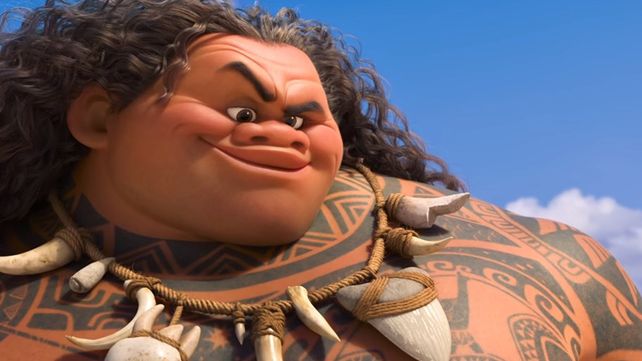 Dos nenas confunden al cajero de un supermercado con un personaje de la película Moana