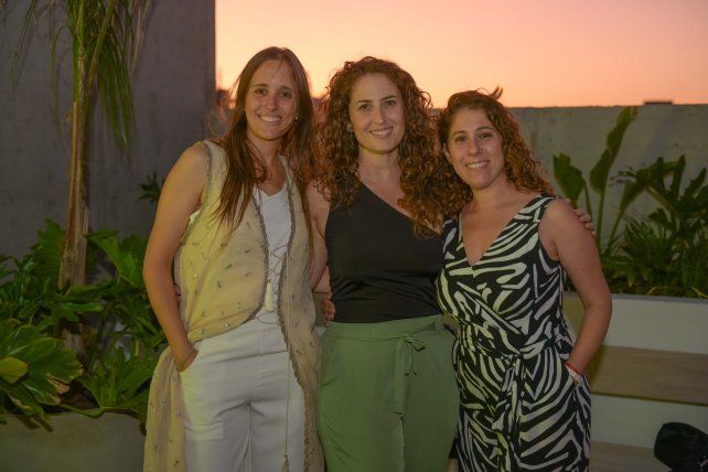 Ziomara Cevey, Melina Kerszkowski y Melina Mizrahi