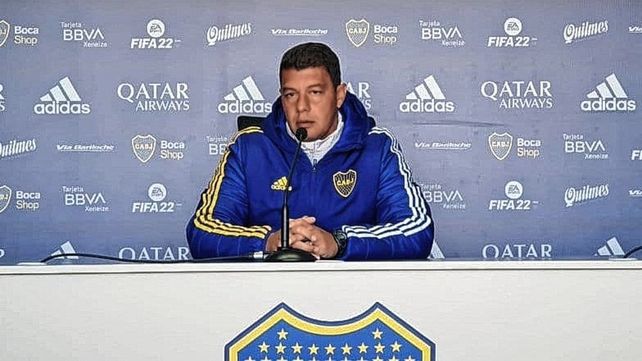 Battaglia charló en conferencia en la previa al partido del domingo.