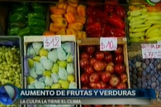 Se registró una fuerte suba de precios en verdulerías de la ciudad