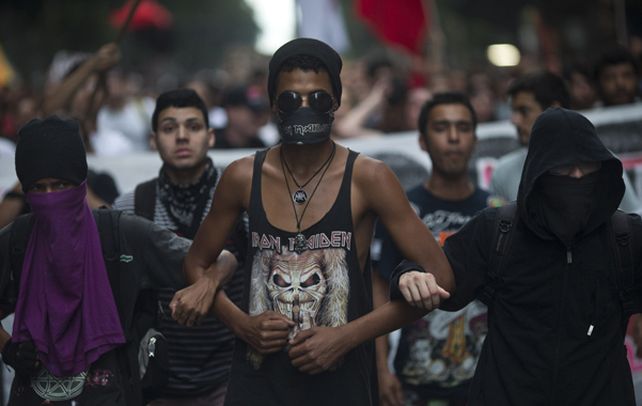 Vandálicos. Los Black Block protagonizan violentas protestas.