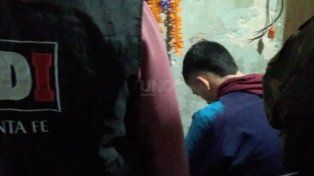 El presunto homicida al momento de ser detenido