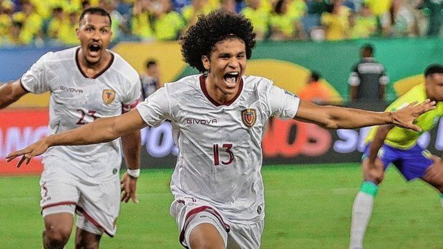 Venezuela rescata empate ante Brasil como visitante con