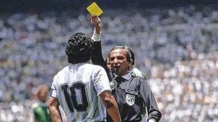 El árbitro de la final del 86.