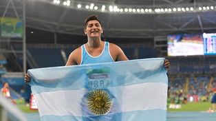 Hernán Urra obtuvo la medalla de plata en lanzamiento de bala