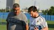 Juntos. Tapia asumió con la necesidad de revertir el castigo a Messi. El directivo &nbsp;dijo que la AFA vuelve a ser creíble para la Fifa.