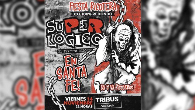 Superlógico el tributo redondo llega a Tribus con su fiesta ricotera XXL