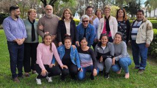 Fein y Fernández realizaron una recorrida por distintas las localidades del interior de la provincia
