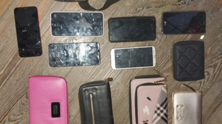 los objetos que fueron robados el sábado pasado en distintos puntos de la ciudad.&nbsp;