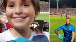 El enorme gesto de Pipa Benedetto con un pibe fanático de Unión