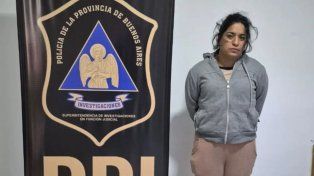 Celeste Magalí González Guerrero, una de los nueve detenidos por el triple crimen narco de Florencio Varela