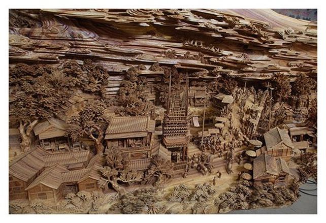 La obra está compuesta por edificios