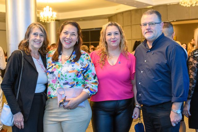 Liliana Miccolai, Leonela Varela, Maribel Alluchón y Gerardo González
