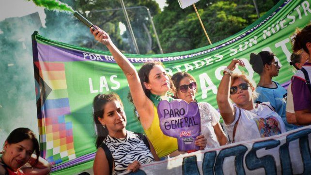 La tradicional movilización de mujeres