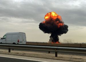 Murió un piloto al estrellarse un avión caza F 18 a pocos kilómetros de Madrid