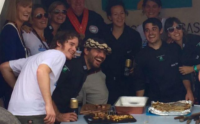 Los integrantes del equipo argentino festejaron pese al último puesto. (Foto: Facebook)