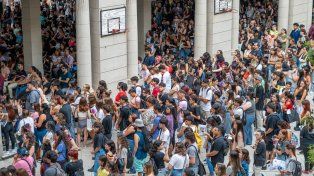 Miles de estudiantes estuvieron en el acto de apertura de Paraná.Foto: gentileza FHAyCS UADER