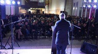 Encuentro. El acto de presentación se llevó a cabo en la Facultad de Humanidades y estuvo encabezado por el rector Franco Bartolacci.