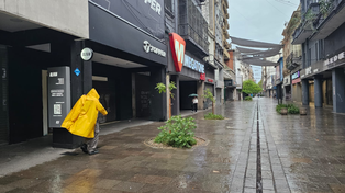 El paro en Rosario. El centro de la ciudad con poco movimiento en las primeras horas por la falta de transporte