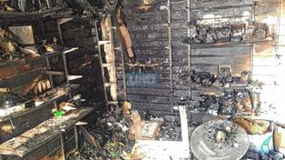 Paraná: se incendió por completo un quiosco en una esquina céntrica
