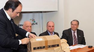 Se firma el contrato para la ejecución del desagüe Llerena