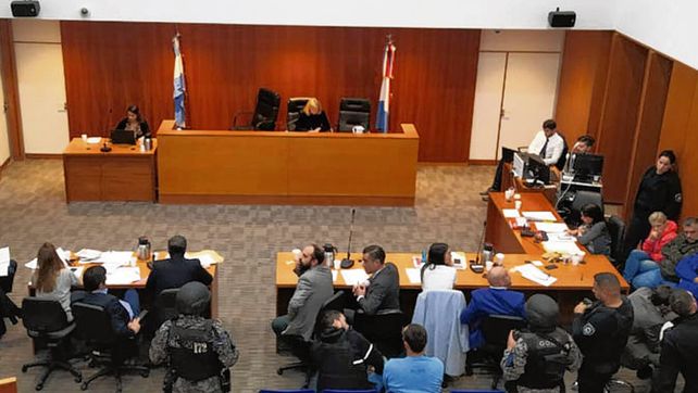 Una de las audiencias en las que Alvarado y policías fueron imputados como parte de la misma asociación ilícita.&nbsp;