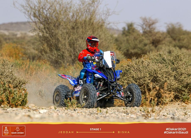 Nicolás Cavigliasso ganó la tercera etapa del Dakar en quads