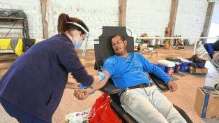 Durante todo el 2021 se realizaron colectas externas de sangre.