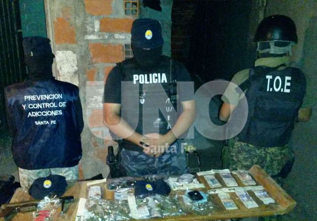 Rosario: cuatro detenidos por comercialización de cocaína y marihuana