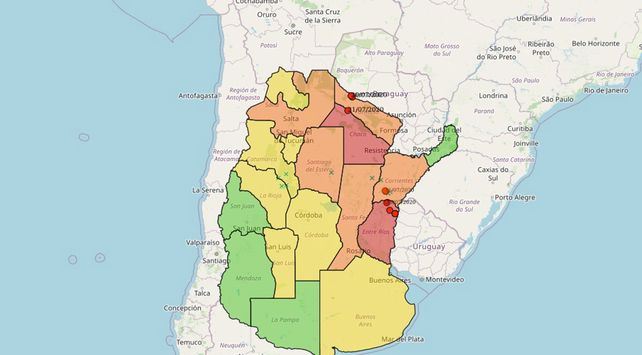 Mapa Senasa