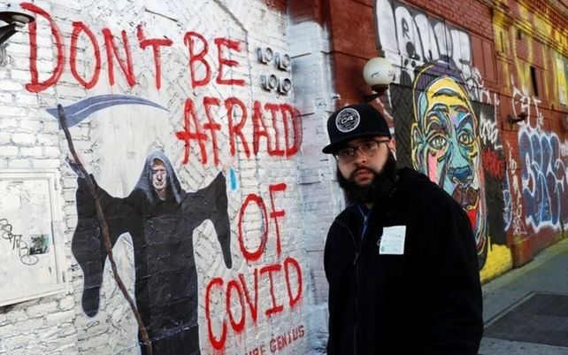 El arte urbano se inspira en la pandemia