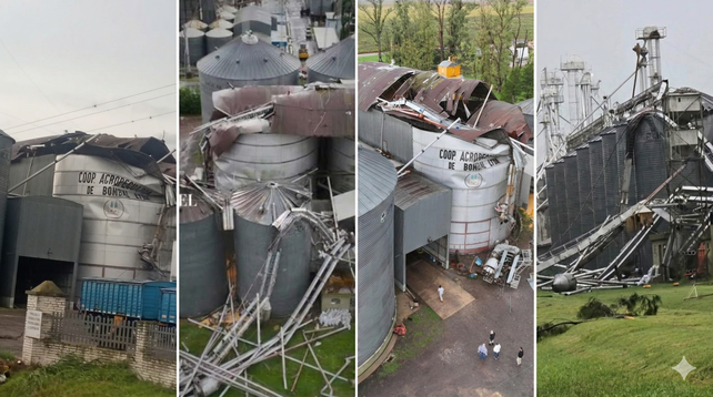 Fuerte temporal y tragedia en el sur de Santa Fe: confirmaron la muerte de una mujer en Bombal