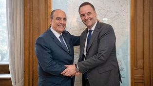 Adorni se reunió con Francos para coordinar la transición en Gabinete