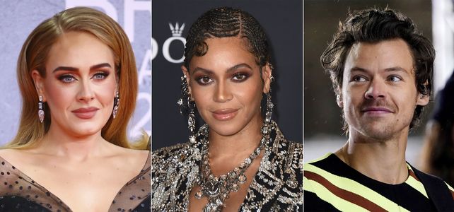 Adele, Beyoncé y Harry Stiles, entre los artistas más nominados.