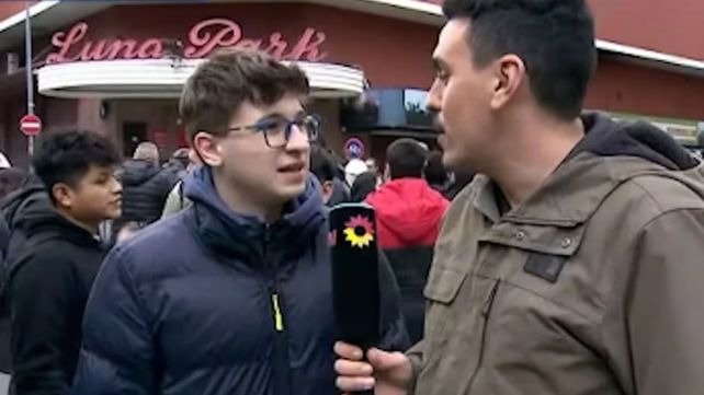 Un joven kirchnerista fue a ver a a Javier Milei en el Luna Park