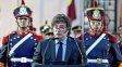 El presidente javier Milei en el 213º aniversario de la creación del Regimiento Granaderos a Caballos por el General José de San Martín