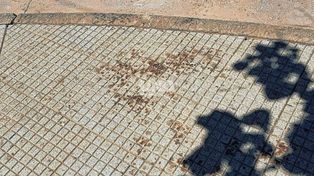 El escenario de la ejecución, en el barrio Yapeyú de la ciudad de Santa Fe.