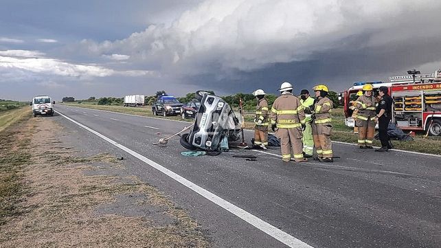 Siniestro fatal en la autopista Santa Fe-Rosario.&nbsp;