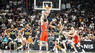Campazzo salió por cinco faltas en la derrota de Estrella Roja ante Partizán, por la segunda final de la Liga ABA.