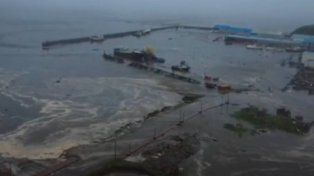 Una ola de tsunami alcanzó la costa de&nbsp;Severo-Kurilsk, en el archipiélago de las&nbsp;islas Kuriles, al este de Rusia.